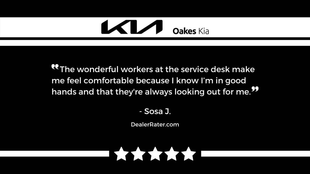 Our Service Department is here to help YOU with anything big or small. Thank you Sosa for your review! Does your car need an oil change, repair or something else? Give us a call to schedule your appointment today! 816.474.2900