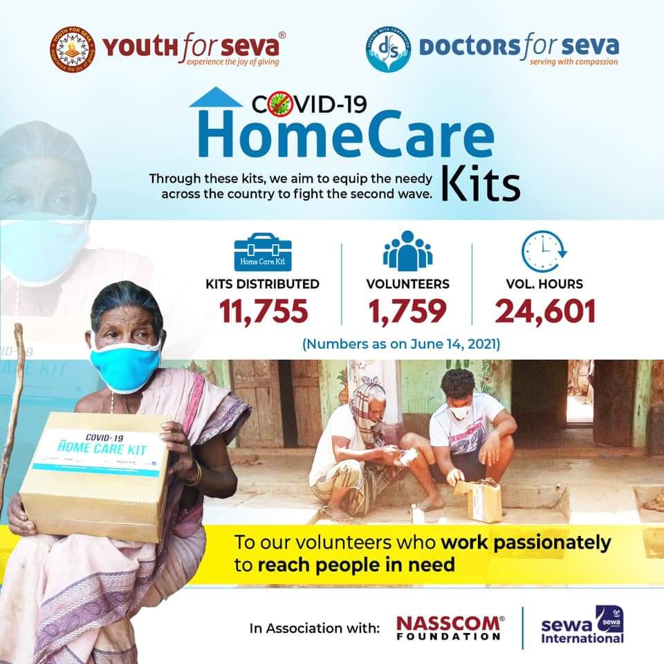 yfs_official's tweet photo. Home Care Kits update:
 It fills our heart with joy to see so many families from rural parts of our country receive the Home Care Kits. 
We are grateful to our volunteers who made this possible by spending their precious time on packing &amp; distribution of these kits. https://t.co/QINnbG4xx7