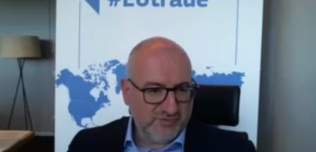 euraffex's tweet photo. The Conversation with @DRedonnet has turned to #China, #WTO, and the question of commitments.

#Trade #Conversation https://t.co/DuM5whI6bw