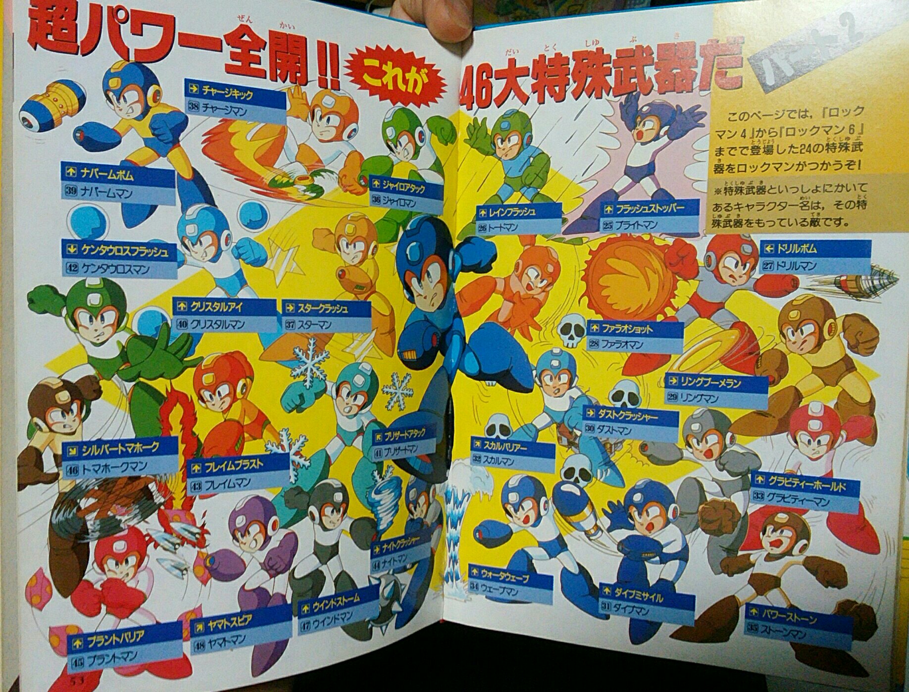 O Xrhsths セラミカル ビー Sto Twitter ロックマンやエックスってキャラやボスに目が行きがちだけど個人的にはこういう特殊武器が一気に紹介されるページがメチャんこ好きなんよ 分かります このワクワク感 子どもの頃まだプレイしてない作品の特殊武器の