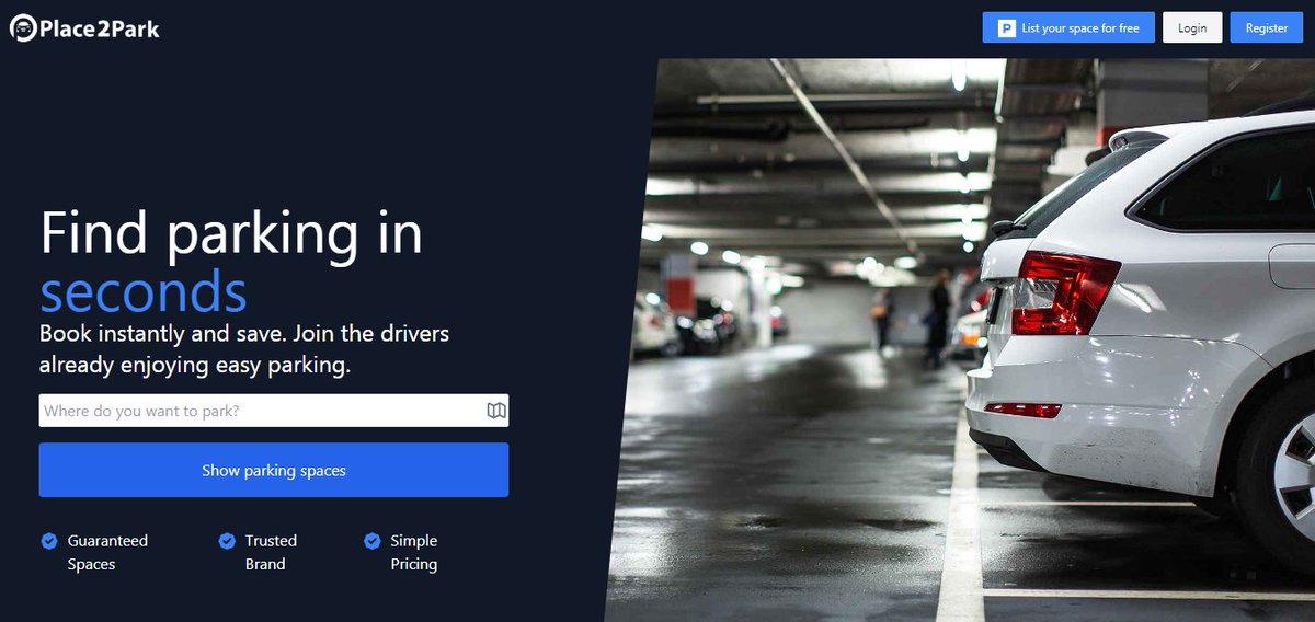 We've just launched our brand new website with updated and improved features, and some brand new functions on there too, we think you'll love it!

Take a look and tell us what you think! 

   👉  place2park.co.uk

#parking #Place2Park #newtech #sharingeconomy