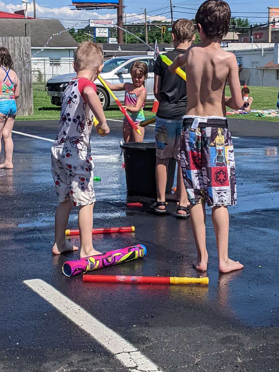 roberts_tkd's tweet photo. Happy hump day!! Slip-n-Slide and water gun day @roberts_tkd. 
https://t.co/6S6leepaJe https://t.co/2urBUGcH9M