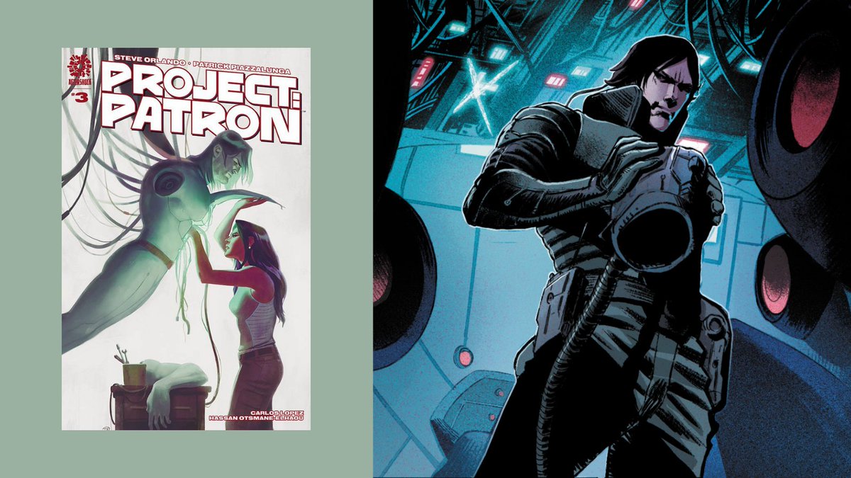 AfterShockComix's tweet photo. It's not what makes a hero... it's who.
π¦ΈββοΈ PROJECT PATRON #3 by @thesteveorlando, Patrick Piazzalunga (@Piaha86), @co_carloslopez, and @HassanOE is out now in #comic stores π₯ #ProjectPatronComic #ReadDangerously https://t.co/pVjmDSE4xW