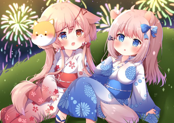 Skebご依頼ありがとうございました🌟
小雨ちゃんも一緒に描かさせて頂きました☺️ 