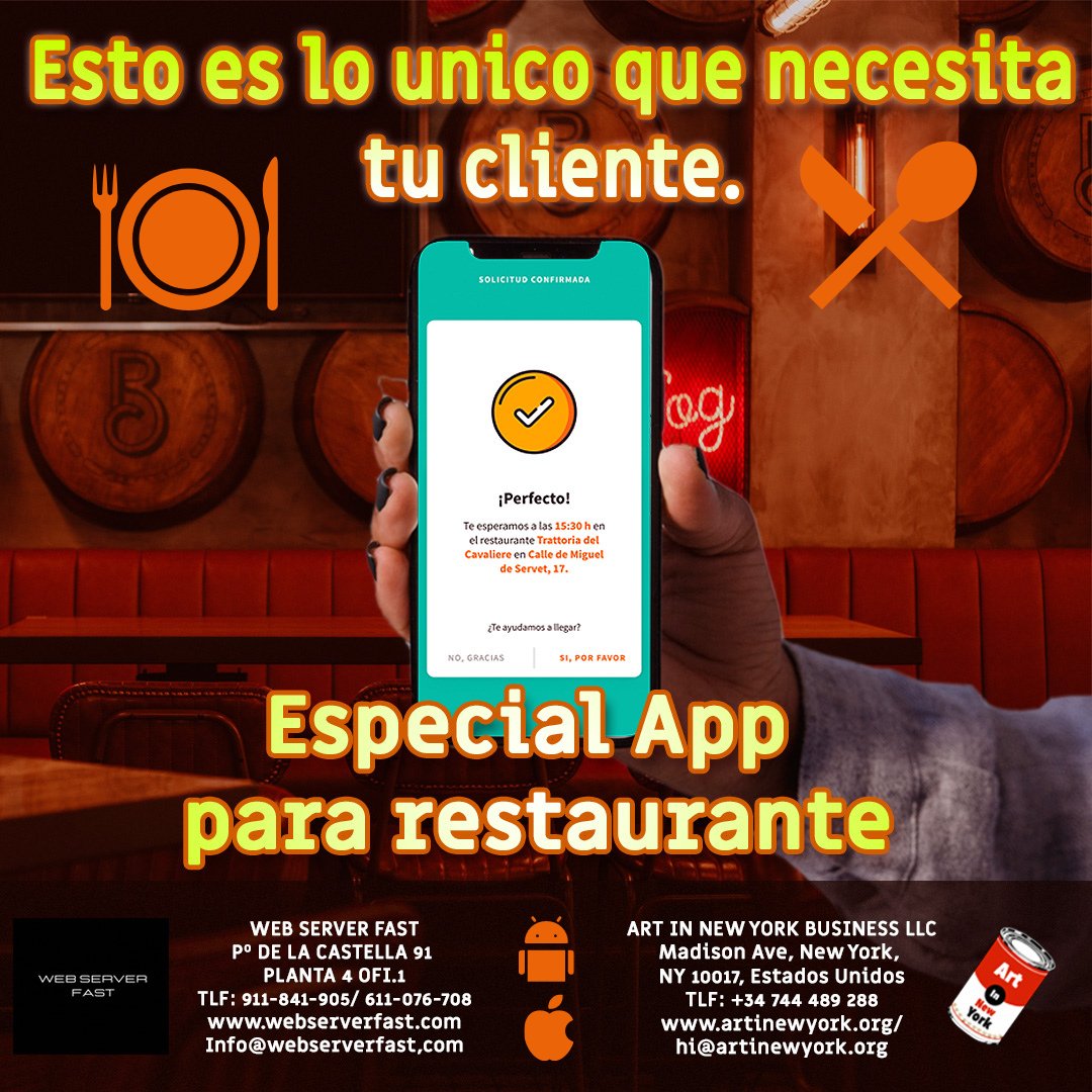 Entra en nuestra web e infórmate:
webserverfast.com
Y recuerda que puedes seguirnos en nuestras redes sociales:
instagram.com/webserverfast
x.com/Webserverfast
Puedes contactarnos en:
info@webserverfast.com
911 841 905/ 611 076 708