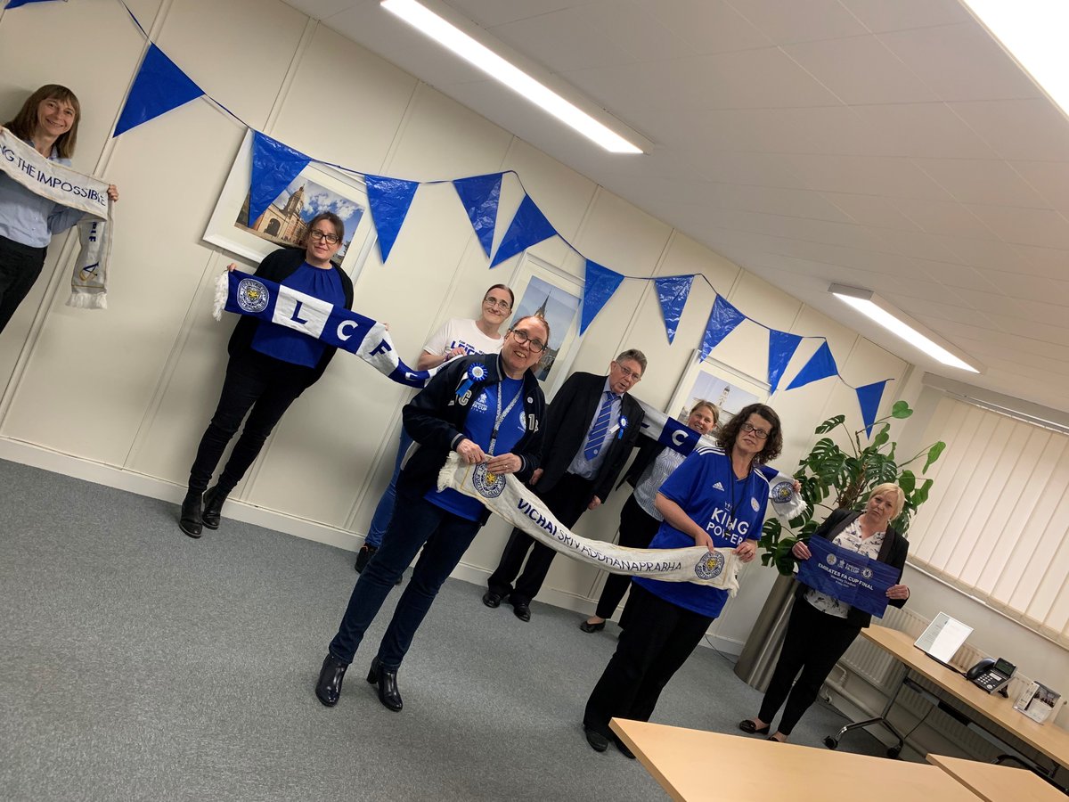 doddssolicitors's tweet photo. Hello All
We are happy to share with you that the #doddsfamily have raised £110 for #LeicesterChildrensHospitalAppeal. This was done by the staff at Dodds for wearing something blue to mark @LCFC Football Club reaching the FA Cup Final. https://t.co/54NLaOYMfY