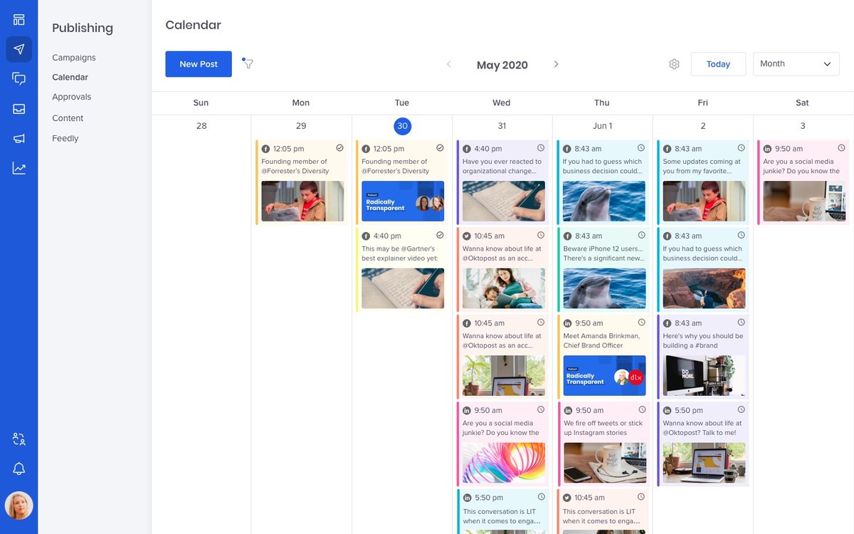 Oktopost tweet media