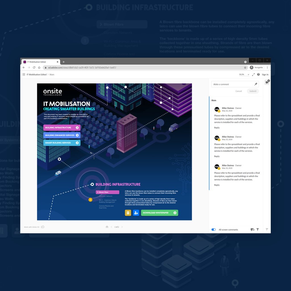 hub_ldn's tweet photo. The team @ HUB use #adobexd to plan and design new user experiences for clients, and present the clients with the means to comment and feedback interactively.​

​#userexperience #collaborativeworking #collaboration #creative #HUBlondon #UX #design #technology #design https://t.co/h5r8lN2RDh