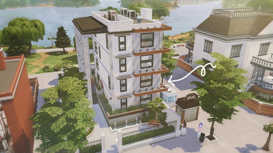 plantsimgirl's tweet image. a tiny japanese inspired apartment made in march for a apartment collab by @simmnice with @colorandspace_ and @BuildWithBianks 🌇🪴 #thesims4 #ShowUsYourBuilds