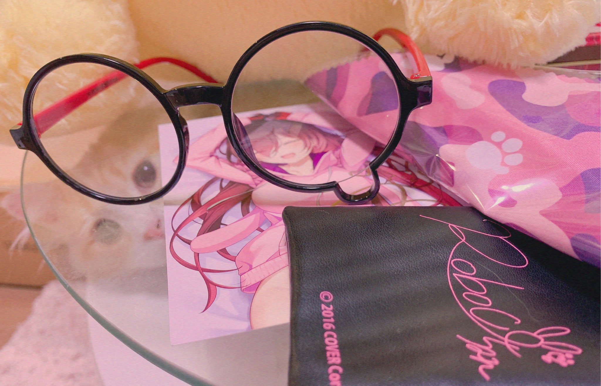 ロボ子さん 眼鏡 クロス ブルーライトカット ホロライブ ロボ子さん お