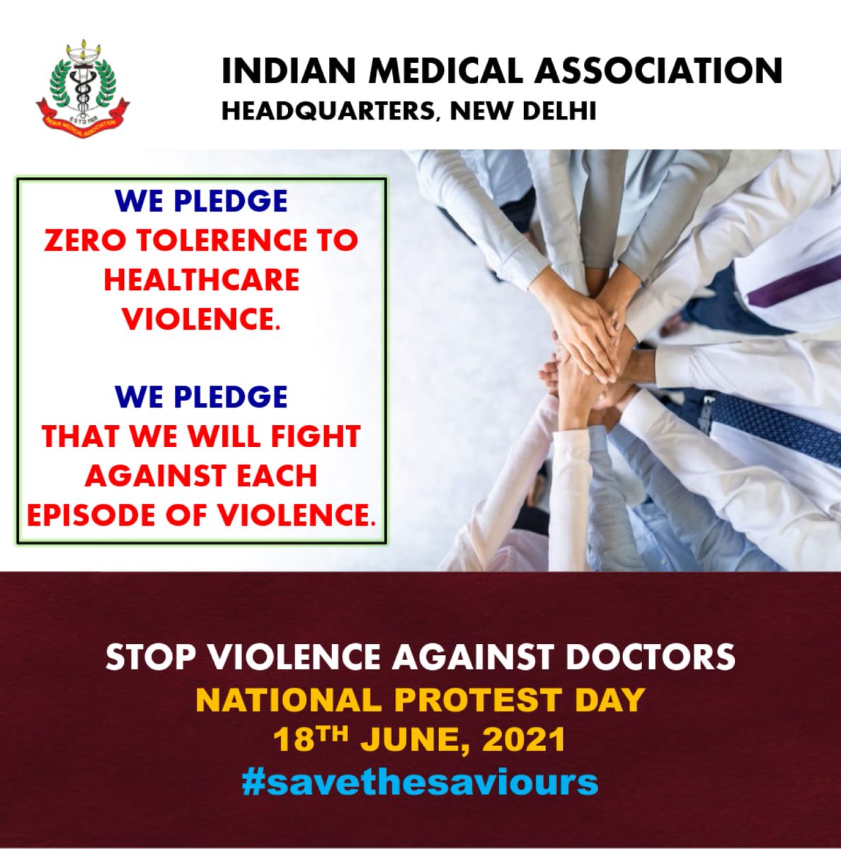IMAIndiaOrg's tweet photo. #SaveTheSaviours https://t.co/GeaRF0YLK2