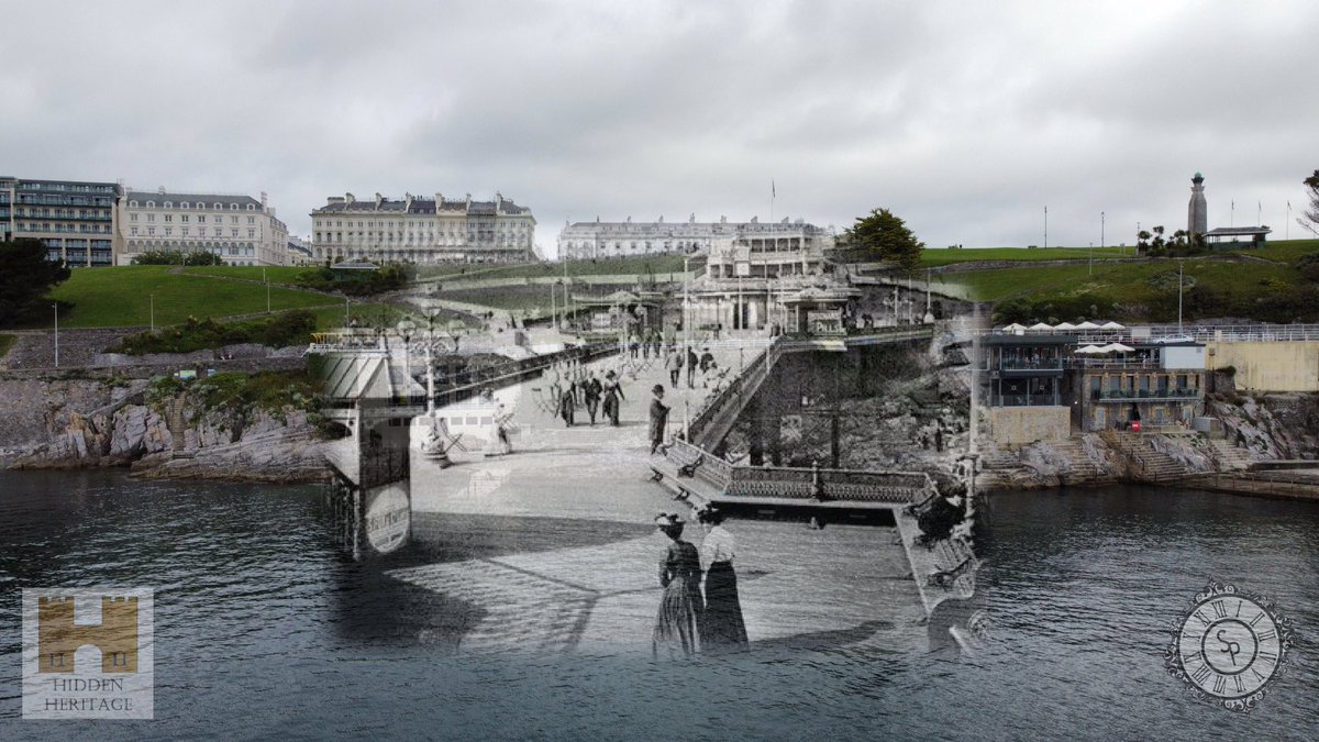 PlymouthShadows's tweet photo. Plymouth’s former Pier sadly lost to fire during WW2 after an enemy incendiary device started a fire. #Shadowsofourpast @Plymouth_Live @BBCDevon @BBCSpotlight https://t.co/zl6EYhdGbN