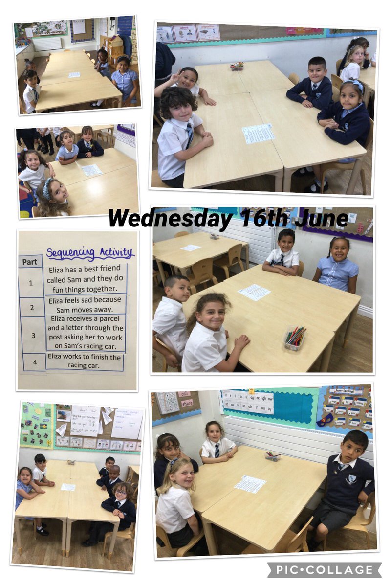 In English we worked as teams to sequence the different parts from our model text. We had to use our reading skills as well as our team work skills #smithdownreaders