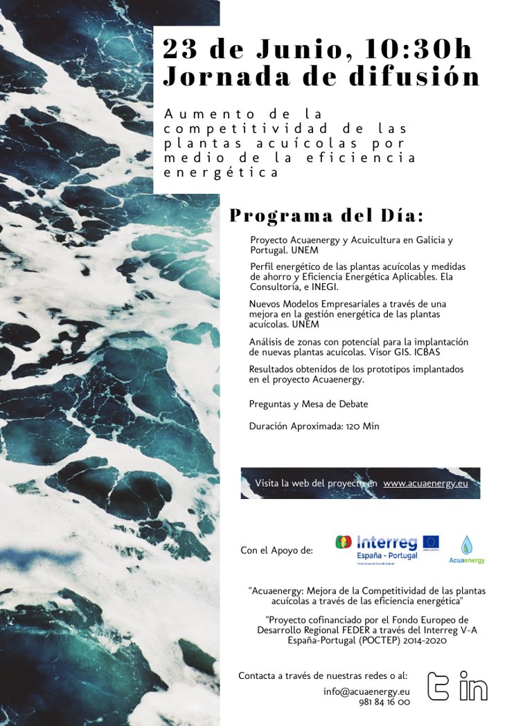 AcuaenergyEu's tweet photo. ¿Os gustaría conocer de primera mano los trabajos realizados en el proyecto Poctep Acuaenergy?  Conoce más en https://t.co/TdrrDrCAXU 
Incríbete https://t.co/16UhVmy7lY https://t.co/6wEtKm62ao
