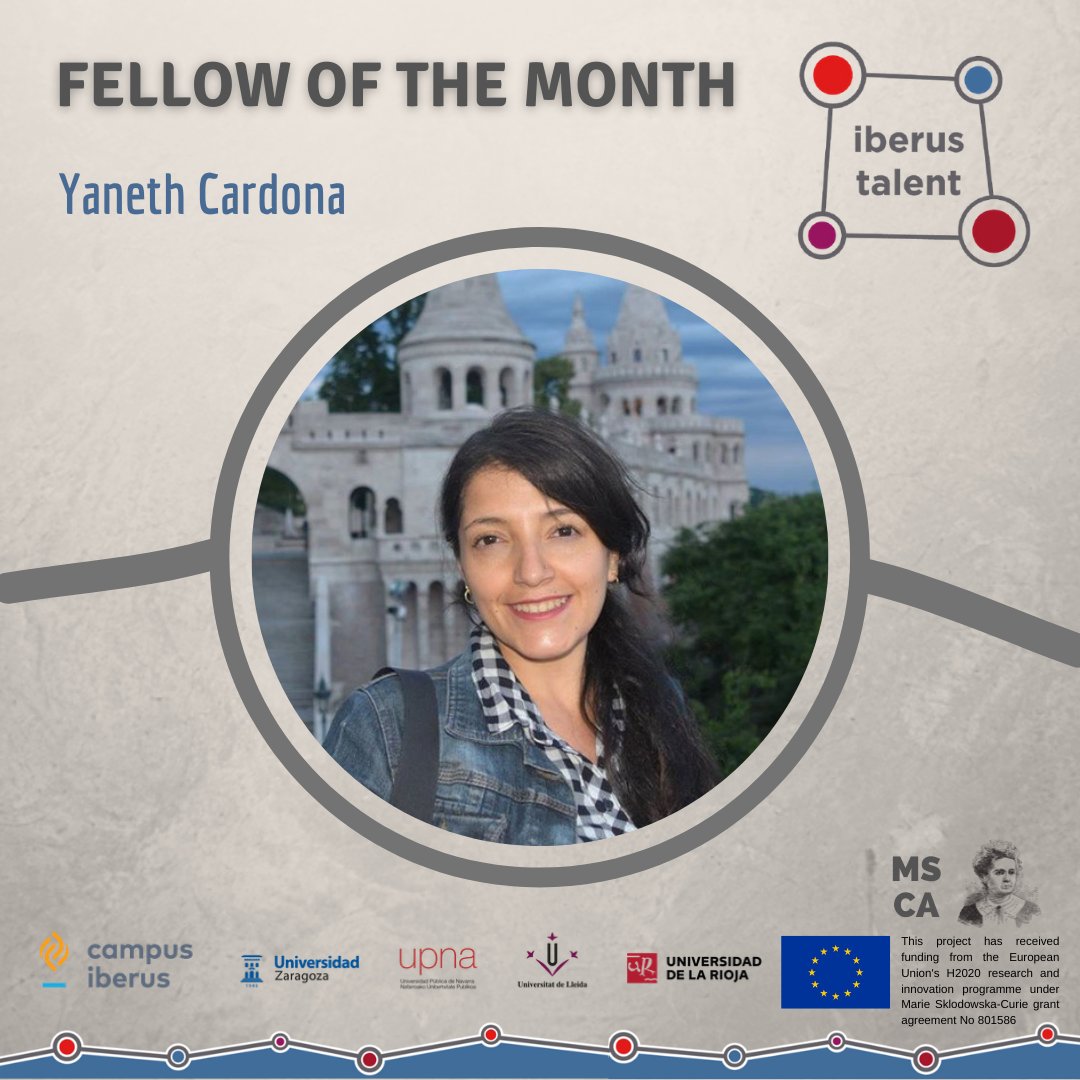 CampusIberus's tweet photo. We are proud to present our next Fellow of the Month of #MSCA COFUND #IberusTalent, Yaneth Cardona! She is a Colombian PhD student @UNavarra working on adsorption and photocatalytic processes to remove #Chemicals #contaminants from #Water. Soon presenting in the #greendeal event. https://t.co/dVrMIrYCqv