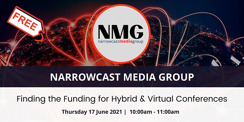 Finding the funding for Hybrid &amp; Virtual Conferences

60 Minute Masterclass - FREE to register

Thursday 17 June 2021 | 10:00 - 11:00 BST

Register here: eventbrite.co.uk/e/158879223033

<a href="/NeilStewart_/">Neil Stewart</a>