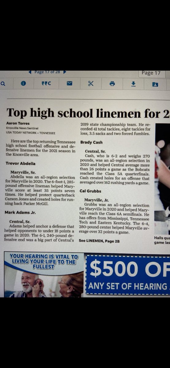CHS_Bobcat_FB's tweet photo. Top High School lineman! Congrats fellas! #BEASTS @Cash_Brady60 @MarkAdamsJr4 https://t.co/EhgYWC0knl