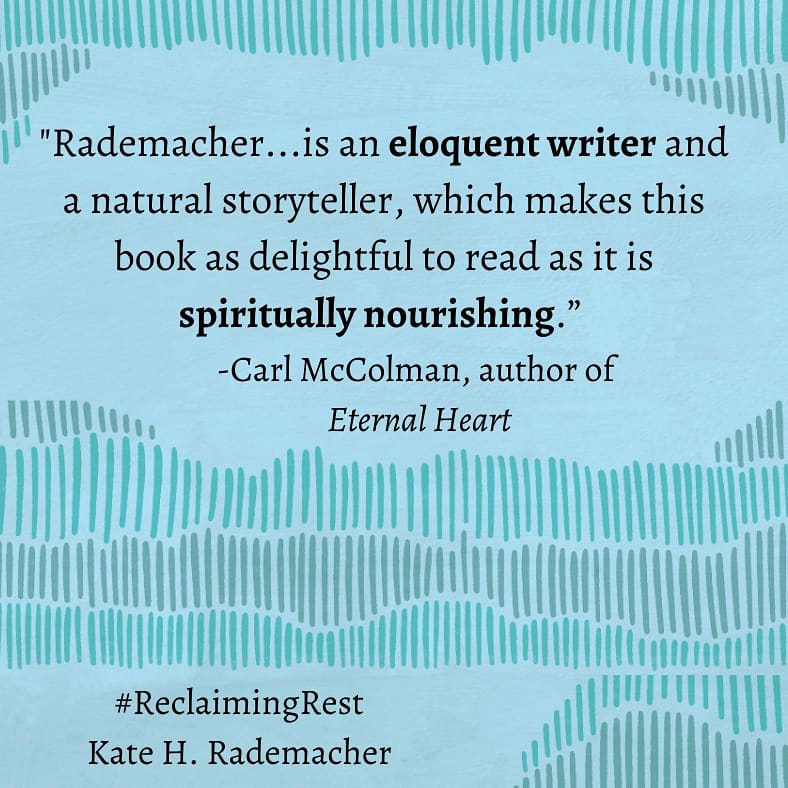 kateradNC's tweet photo. One week to launch w/ @broadleaf_books! Just taking a moment to pinch myself. Some of my most-favorite authors have endorsed #ReclaimingRest I'm so grateful & hoping we can #buildbackbetter when it comes to #workrest balance @brianmclaren @CarlMcColman @PB_Curry @writing4urlife https://t.co/d4piWjlhq9