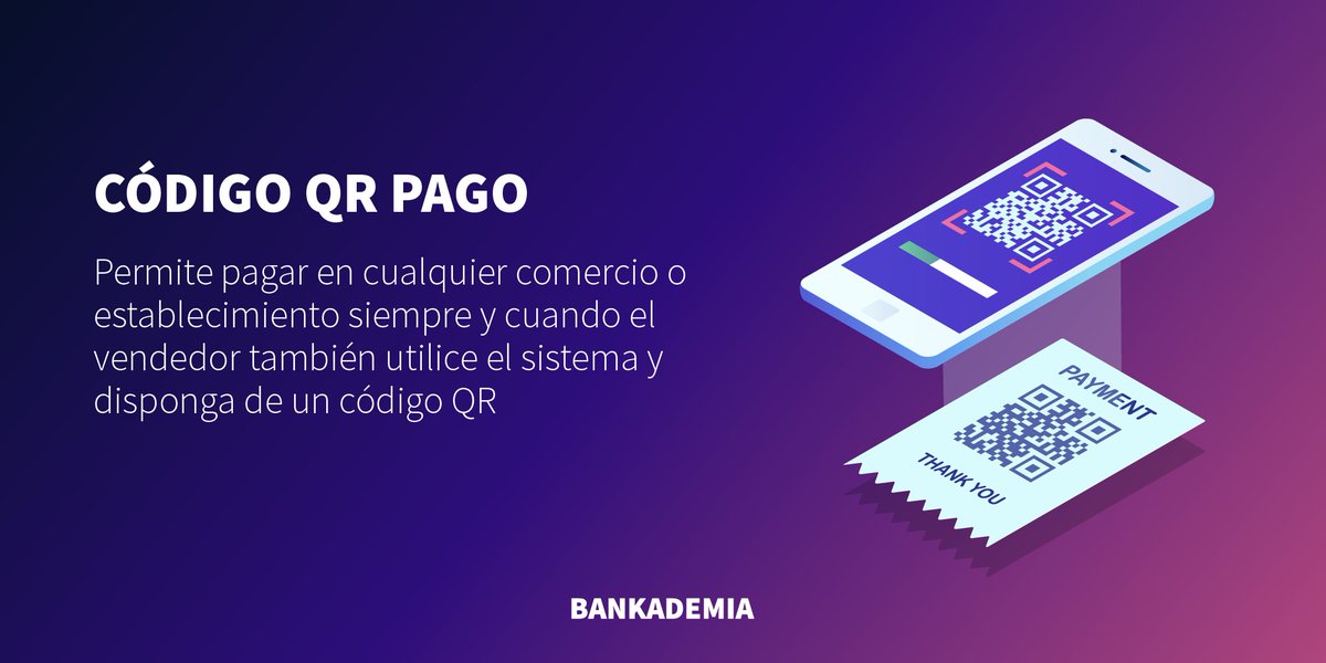 bankademia's tweet photo. Han vuelto los Códigos QR 👌 y está vez para quedarse. ¿Te has fijado? ¿Lo has usado? https://t.co/kEZ6dBNrFb