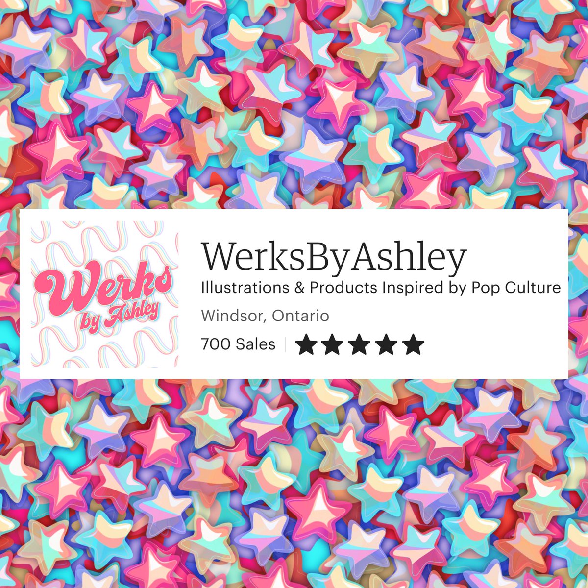 Thank you SO much for 700 Etsy sales! 🤩💖
I would have never guessed that in my first year, anyone would like my stuff so much that they'd buy it 700 times!! 😄
I'm so grateful for all of the love and support!
THANK YOU!! 🥰💖🌈