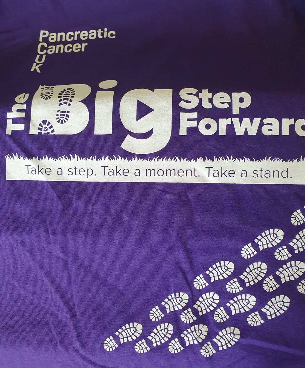 Heidi_J's tweet image. It has been a busy few weeks, but our charity challenge details have finally been launched! Very pleased to be raising money and awareness for @PancreaticCanUK and their event #BigStepForward
My t-shirt and I are ready for 17 July 2021!