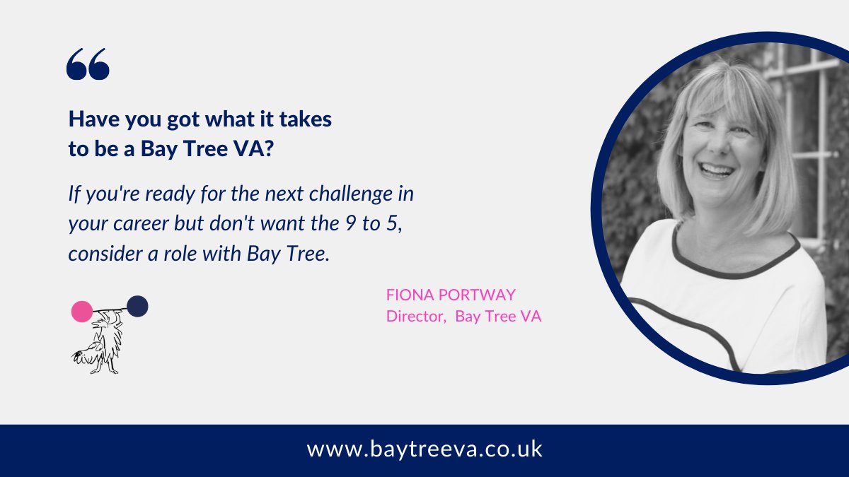 BayTreeVA's tweet image. Bay Tree is recruiting. Have you got what it takes? 
Find out more and register for the next online event ow.ly/em8m50F5TVs
#recruitment #virtualassistant #newcareer #remoteworking #flexibleworking #businesssupport #va #pa #recruiting #onlinemeeting #zoom