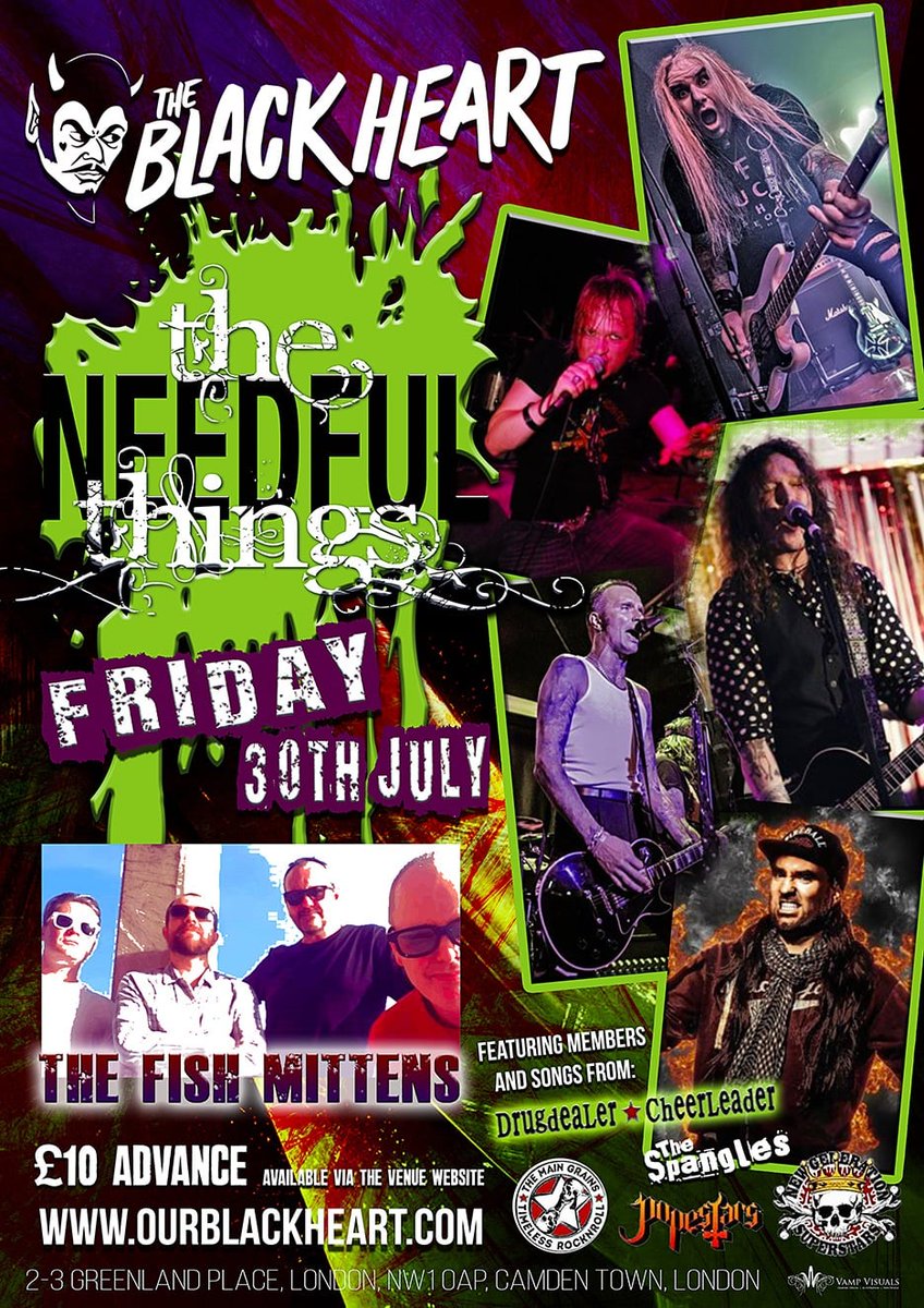 laney74's tweet image. Gonna be doing some shows! Some ACTUAL shows... NEXT MONTH! Come see me and The @NeedfulThingsUK featuring @IanGSlack @benmarsdenmusic @ajnewgen @Yellowxander in Nottingham, London &amp;amp; Blackpool!