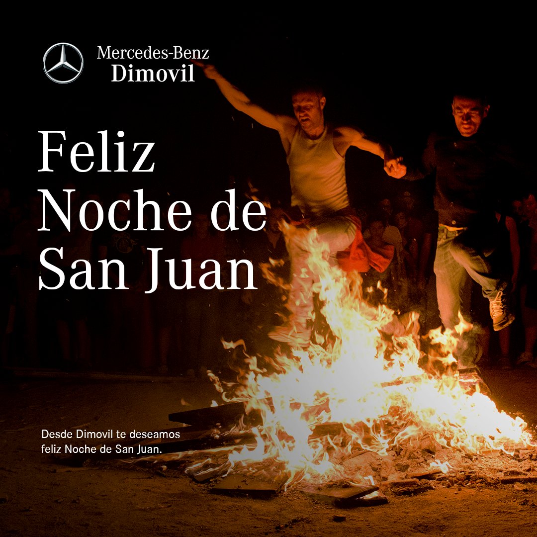 Risas, amistades, recuerdos y deseos. Os deseamos momentos muy mágicos en esta noche de #sanjuan. 🌜

#MercedesBenz #Dimovil