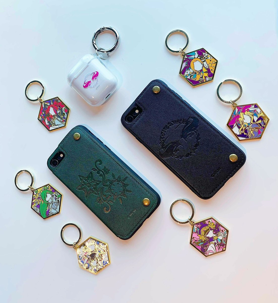 Xflag Store モンスト公式グッズ S Tweet 6 17 木 新商品情報 ルシファーモチーフのairpods Airpodsproケース ルシファー ガブリエルモチーフの背面手帳レザーiphoneケースが登場 モンストの人気キャラがラインナップ シルエットメタルキーホルダー 全6