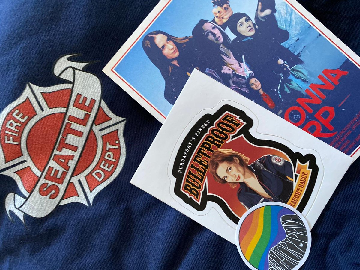 TalkingTacosPod's tweet photo. 🚨GIVEAWAY TIME!!🚨

We are giving away a medium #Station19 T shirt and some #WynonnaEarp stickers.
To enter, retweet this tweet and comment below with a gif from either show, and ONE winner will be picked at random.

1/2
#TalkingTacos https://t.co/yVKc7nepzd