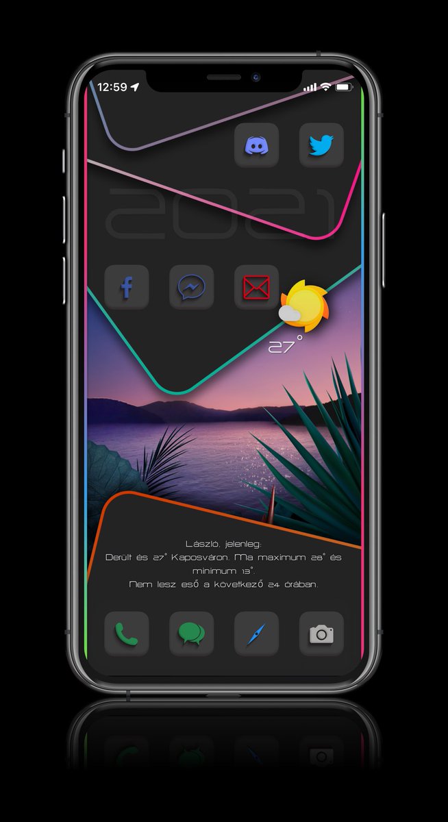 GaracziLaszlo's tweet photo. WeatherHTML
@thewaytozion 
HS
@EliseMihael 
LS
@thewaytozion 
Icons
@iPhone_Le0n
Mockup
@screenshot_pro 

#nojailbreak
#iOS15beta1 https://t.co/NPuCQiwPP4