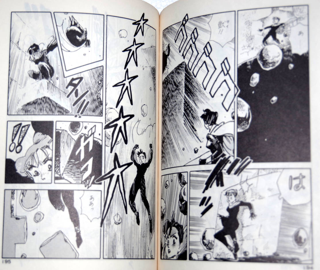 再掲:30年以上昔同人誌用に描いたと見切り版『淼(ミアオ)』はほぼ下描き無しで1ページ1時間くらいで、仕上げアシスタントさん一人使って40ページを二日半で作画しました。コンテにはその前に二日かけましたが。むっちゃ心身消耗するので以後そんな荒行はしていません。 