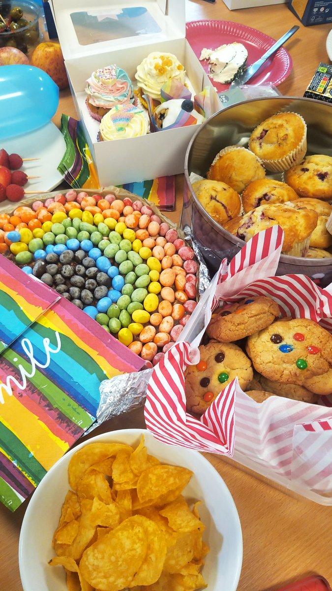 Delighted to celebrate Pride this week in our Physiotherapy Department <a href="/stjamesdublin/">St James's Hospital</a> with our colourful Pot Luck Lunch 🧡💛💚💙💜❤
