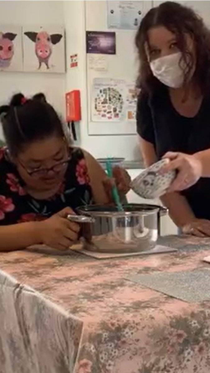 AspireCBS's tweet photo. We've been so busy enjoying ourselves during #LeedsLearningDisabilityWeek that we haven't had time to post about it!!  Congratulations to Trevor, Kelly and Heather who were supported to present brilliant live baking demonstrations throughout the day on Monday. #GBBO https://t.co/6P5x0LjIyJ