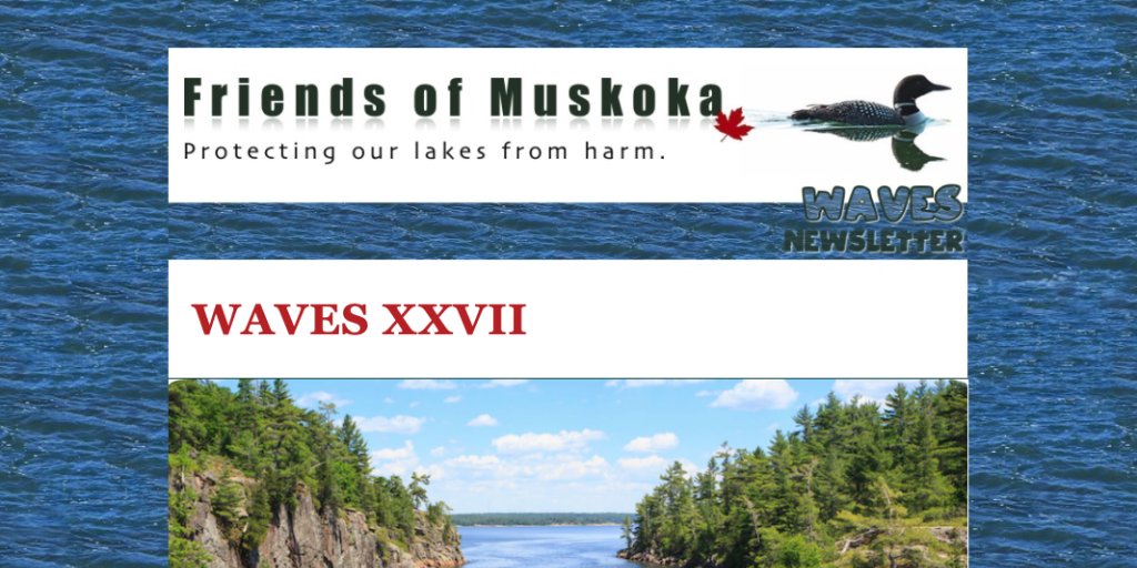 WAVES XXVII - mailchi.mp/friendsofmusko…