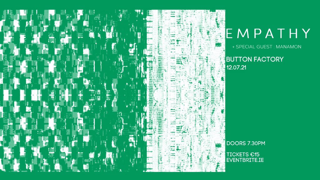 <a href="/Manamonmusic/">Manamon</a> has been announced as the support for <a href="/empathyofficial/">Empathy</a> socially distant @ButtonFactory20 show July 12th 2021!

Tickets are only available to purchase online tinyurl.com/47y8s7sj 

*Rescheduled from December 15th 2020*
*Originally purchased tickets valid*