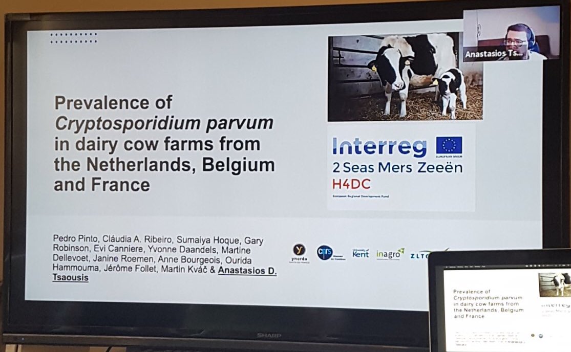 <a href="/ADTsaousis/">Dr. Anastasios Tsaousis</a>  from <a href="/TsaousisLab/">Tsaousis LAB @ University of Kent 🇪🇺</a> <a href="/biokent/">School of Biosciences, University of Kent</a> is presenting our  #H4DC project at the #IWOP2021 conference! #health4dairycows