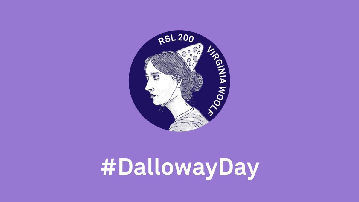 It's #DallowayDay! 2021 marks the centenary of Monday or Tuesday, Woolf’s only short story collection. <a href="/RSLiterature/">Royal Society of Literature</a> want you to write Mrs Dalloway in one tweet! Yep, only 280 characters! Include #TweetMrsD. Their favourites will win a Woolf badge, illustrated by <a href="/AnnaTrench/">Anna Trench</a>.