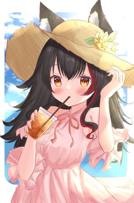 夏のお洋服のミオしゃ〜👒
#みおーん絵 