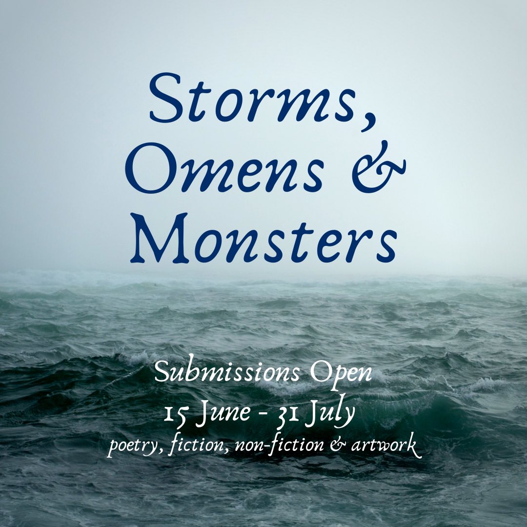 🌊 Does anyone in the #WritingCommunity have any stormy watery poems, essays or short stories looking for a home? Our submissions are open! bit.ly/3cyqncB