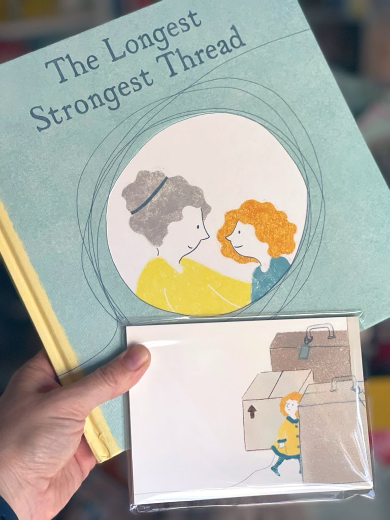 MoonLaneRamsg8's tweet photo. 🎠🧵💙✨To celebrate a lovely #storytime with @inbal_leitner today at 5pm BST of her very sweet children’s picture book #TheLongestStrongestThread on @MoonLaneTV the first person to buy a copy of the book will receive an exclusive pack of postcards!! 
Thank you @Scallywagpress 📚 https://t.co/0ZLzk8z1b5