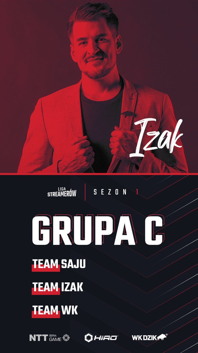 Od 16 dzisiaj zaczynają się rozgrywki <a href="/ligastreamerow/">Liga Streamerów</a> gdzie mam okazję zagrać w teamku <a href="/inetsaju/">Pan Paweł</a>. Nasza grupa zaczyna swoje mecze już w czwartek od 17:30
Squad prezentuje się następująco:
<a href="/inetsaju/">Pan Paweł</a> 
<a href="/najzeN/">NIZEN</a> 
@exhieee 
<a href="/RealKozok/">Kozok</a>