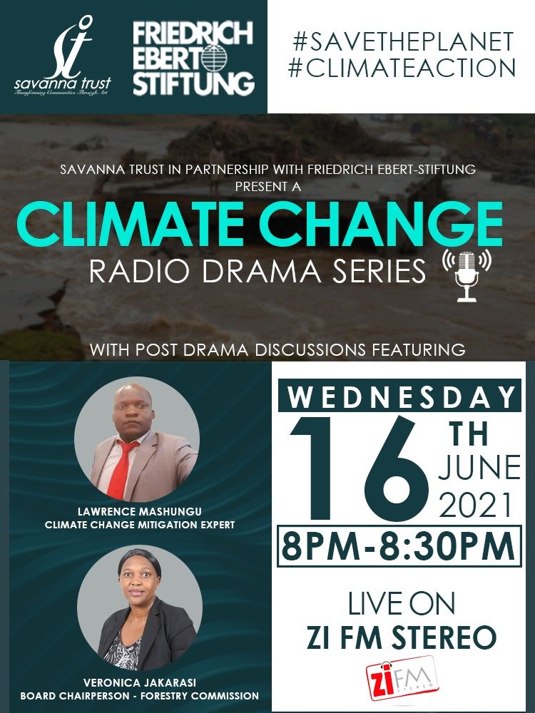 Climate Change Radio Drama Series
<a href="/SavannaTrust/">Savanna Trust</a> <a href="/ReynaTrust/">Reyna Trust</a> <a href="/lizgulaz/">Elizabeth Gulugulu</a> <a href="/LanceGuma/">Lance Guma</a> <a href="/jeremymsho/">Dr. Jeremiah Mushosho</a> <a href="/annemadzara/">Anne Mutsa Madzara</a> <a href="/DianaTaps1/">Diana Taps</a> <a href="/PTunhuma/">Primrose Munashe Tunhuma</a> <a href="/tatenda__mutasa/">Tatenda Mutasa</a> <a href="/syd_chisi/">SydChisi</a> @Veronic40175572 <a href="/sany_rw/">🌻Emmanuella</a> <a href="/SamuNesbert/">Nesbert Samu</a> <a href="/Isinhonorine/">Isingizwe Honorine</a> <a href="/KeithGuvamombe/">Sir Keith</a> <a href="/NcubeNorma/">Ruth Norma Ncube</a> <a href="/nqabamatshazi/">Nqaba Matshazi</a> <a href="/samwadzai/">Samuel Wadzai Mangoma</a> <a href="/UN/">United Nations</a> <a href="/UNDPZimbabwe/">UNDP Zimbabwe</a>