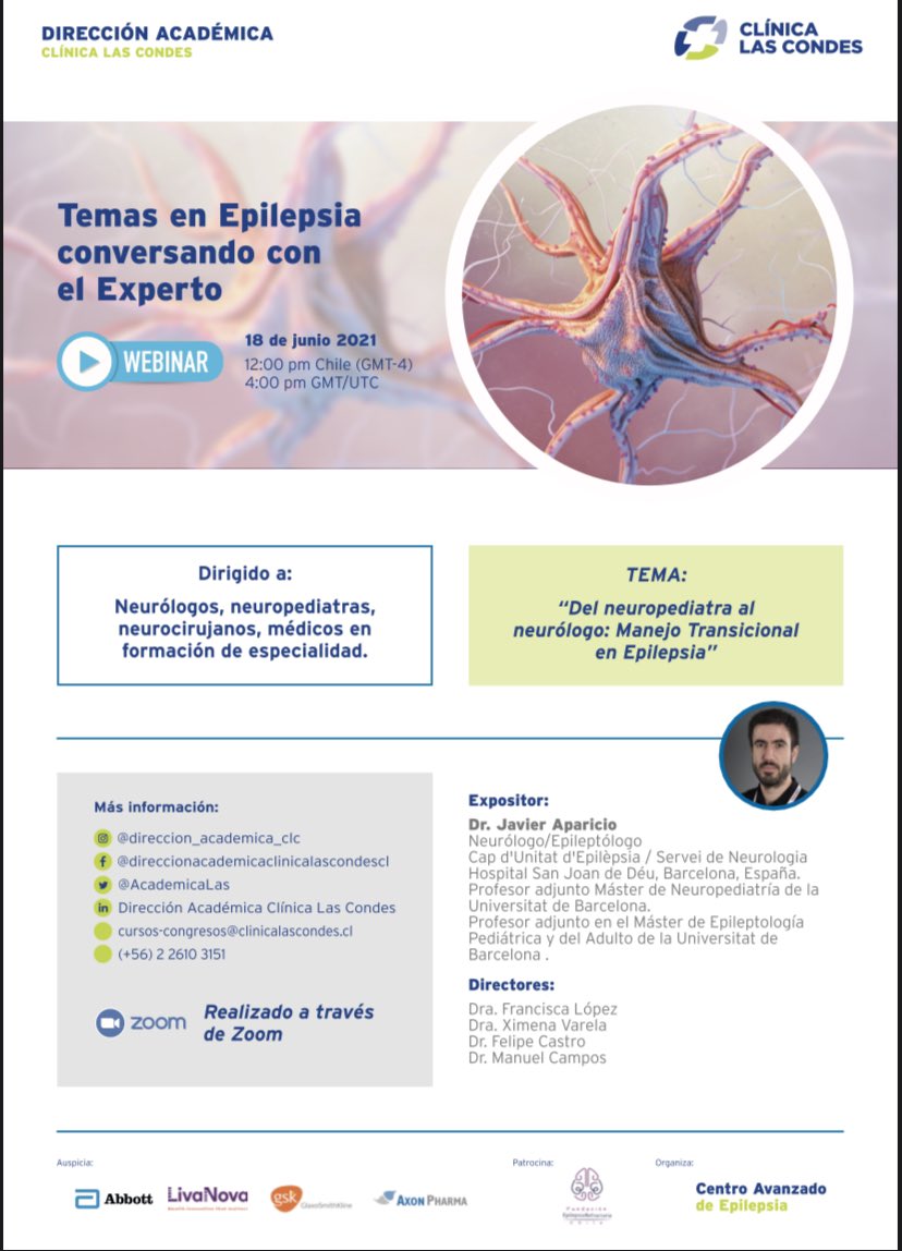 Todo nuevamente invitados!!! Transición en Epilepsia. Tremendo tema!!! De nuevo voy de moderador. Jajaja <a href="/interneurona/">INTERNEURONA</a> <a href="/neuro_p_salinas/">Pablo Salinas C.</a> <a href="/g_fores_r/">Gonzalo Forés</a> <a href="/UribeChile/">DrUribeEpilepsiaChile</a> <a href="/InfectoNeuro/">NeuroInfecto</a> <a href="/neuropuc/">Patricio Sandoval</a>