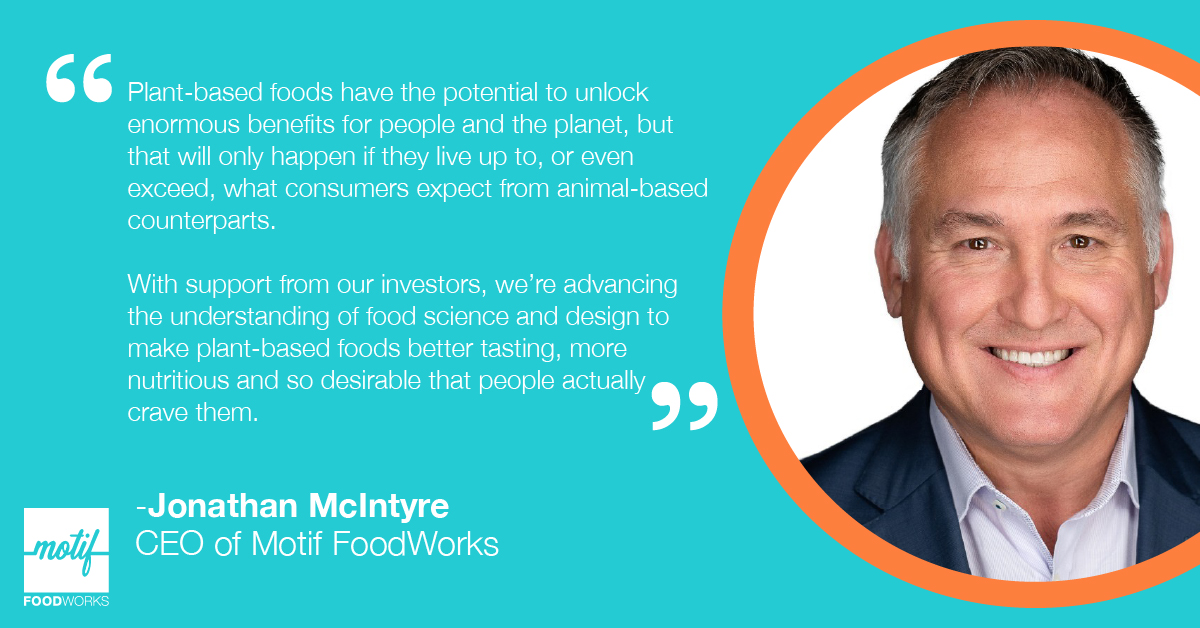 Motif FoodWorks, Inc. (@motiffoodworks) on Twitter photo We’re proud to announce that we’ve raised $226 million in Series B funding. This is the largest food-technology Series B raise to bring craveworthy #plantbased #foodtech to market. The round was led by <a href="/OTPPinfo/">Ontario Teachers' Pension Plan</a>, funds and accounts managed by <a href="/BlackRock/">BlackRock</a>. bit.ly/3xnG8Lm We’re proud to announce that we’ve raised $226 million in Series B funding. This is the largest food-technology Series B raise to bring craveworthy #plantbased #foodtech to market. The round was led by <a href="/OTPPinfo/">Ontario Teachers' Pension Plan</a>, funds and accounts managed by <a href="/BlackRock/">BlackRock</a>. bit.ly/3xnG8Lm