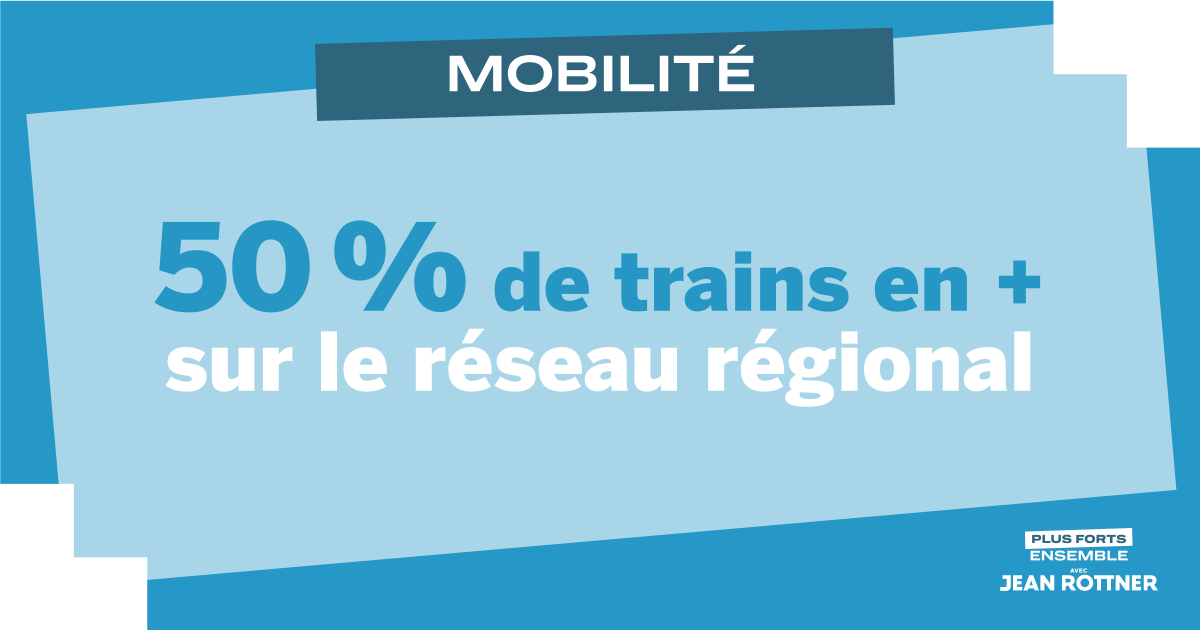 avecRottner_10's tweet photo. 🔴 #Programme 🔴
Depuis 6 ans, nous défendons les petites lignes ferroviaires et l'effectivité des voies de bus pour les habitants des zones rurales. 
Aujourd'hui, nous voulons que 50% de #trains supplémentaires circulent sur les lignes TER de notre région !
#PlusFortsEnsemble https://t.co/gIq6qwysky