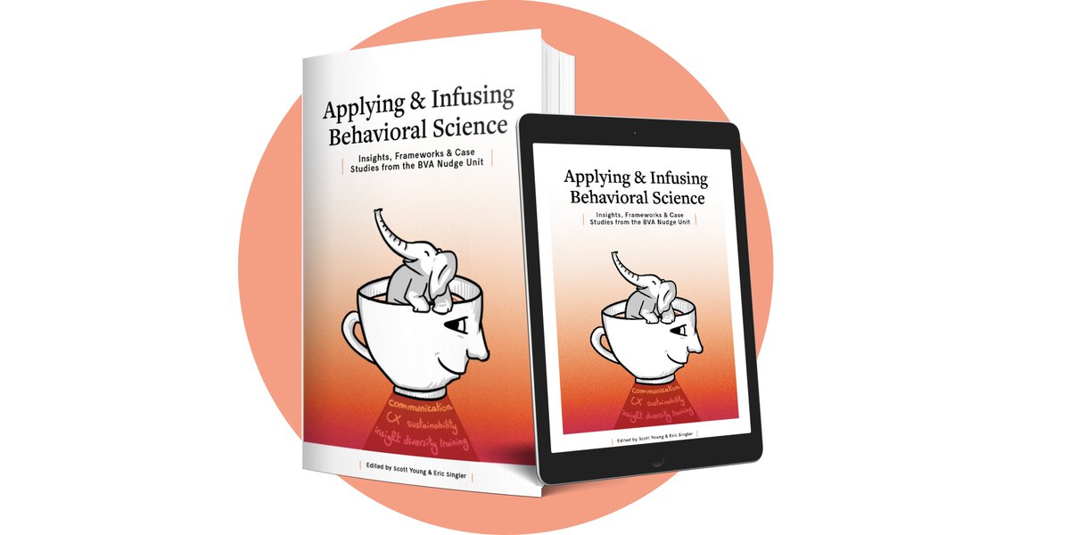 Our new book is out today! We're very pleased to finally share our book, 'Applying &amp; Infusing Behavioral Science: A Guide for #BehavioralScience Champions' with you.

Download your free copy now: bvanudgeunit.com/book/ 

Happy reading! #Nudge #BehaviouralScience