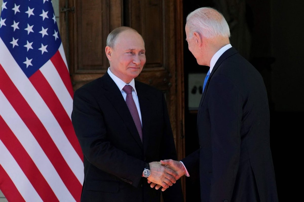عاجل انطلاق لقاء القمة بين الرئيسين الروسي فلاديمير بوتين والأمريكي جو بايدن في جنيف