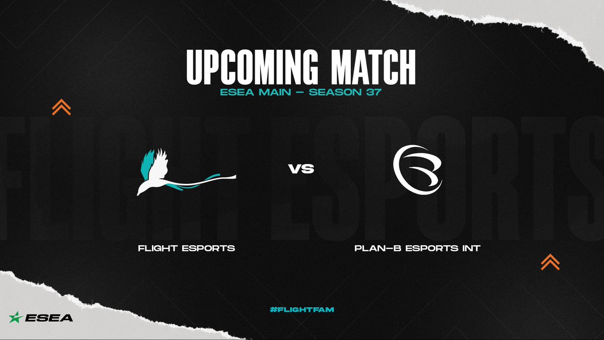 Looking to secure our 5th <a href="/ESEA/">ESEA League</a> Main victory of the season tonight!

🆚️ <a href="/planBesports/">plan-B esports</a>
⏰ 19:00 BST
🗺 Nuke
🎙 <a href="/Antpoolio/">Anthony Abel</a>
📺 twitch.tv/Flight_Esports

#FlightFam🐦