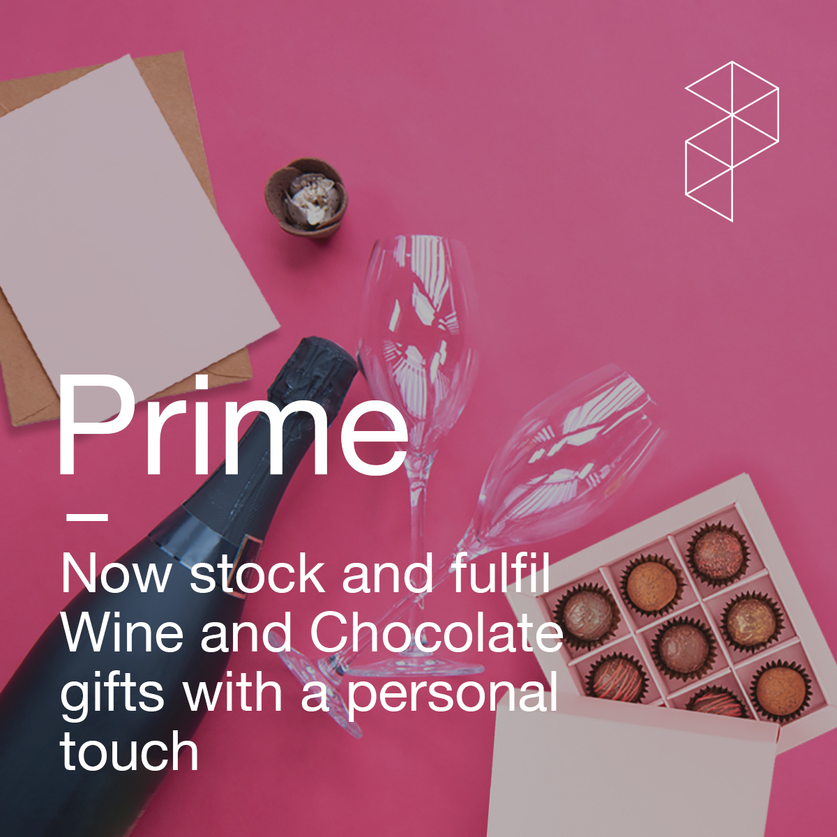 Our Print on demand facilities now stock and fulfil a delicious range of Wine and Chocolate gifts, that can be supplied with or without personalised packaging! Or even sent alongside one of our other personalised products, like a beautiful greeting card. #printondemand
